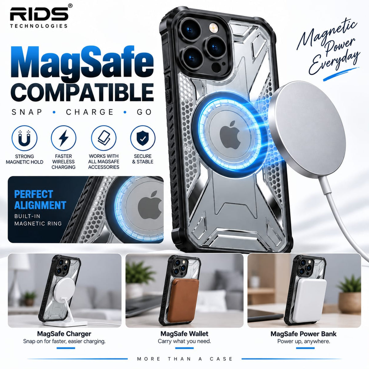 iPhone 16 PRO Armour Magsafe Case